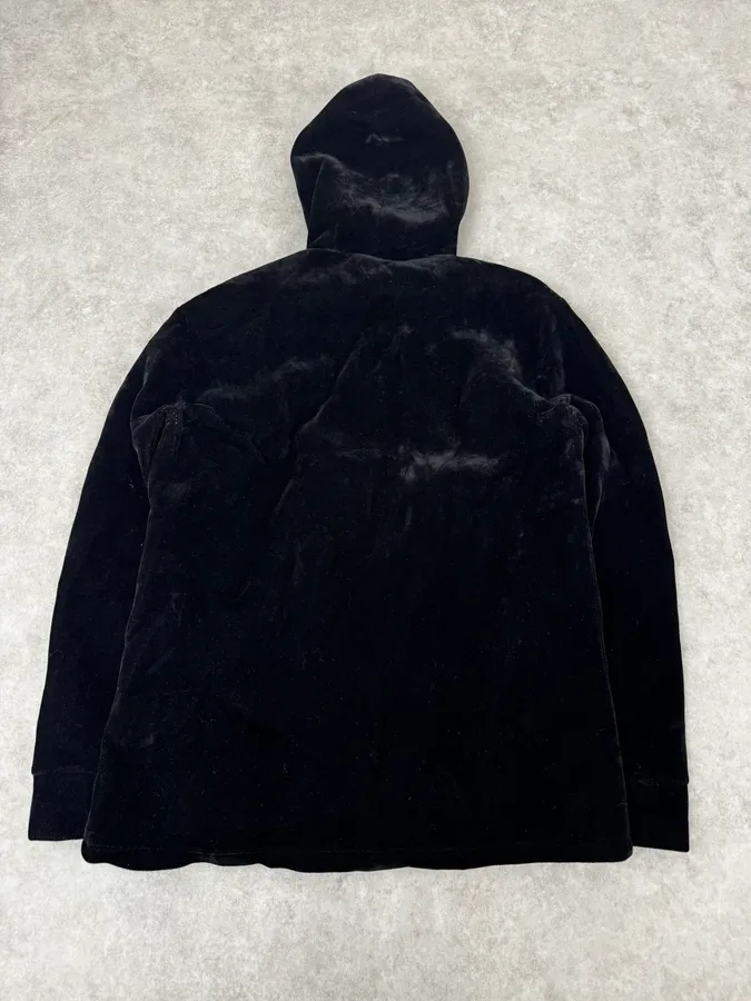 FW2018 Emporio Armani Layered Black Floral Hooded Jacket - Image 7