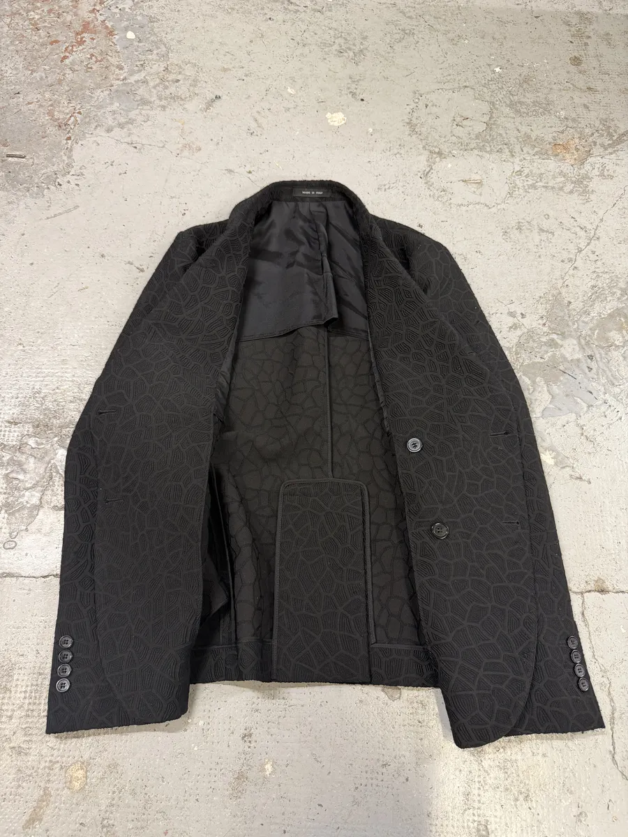 FW2018 Emporio Armani Navy Light Shadow Suit Jacket - Image 6