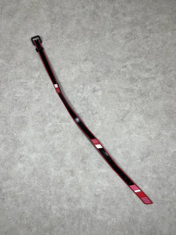 FW2018 Prada Red & Blue Belt - Image 6
