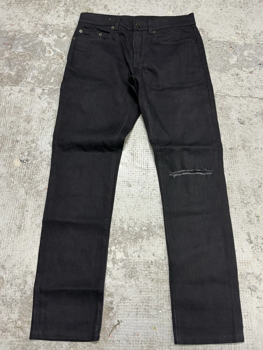 FW2019 Saint Laurent Paris Black Denim Slim Jeans