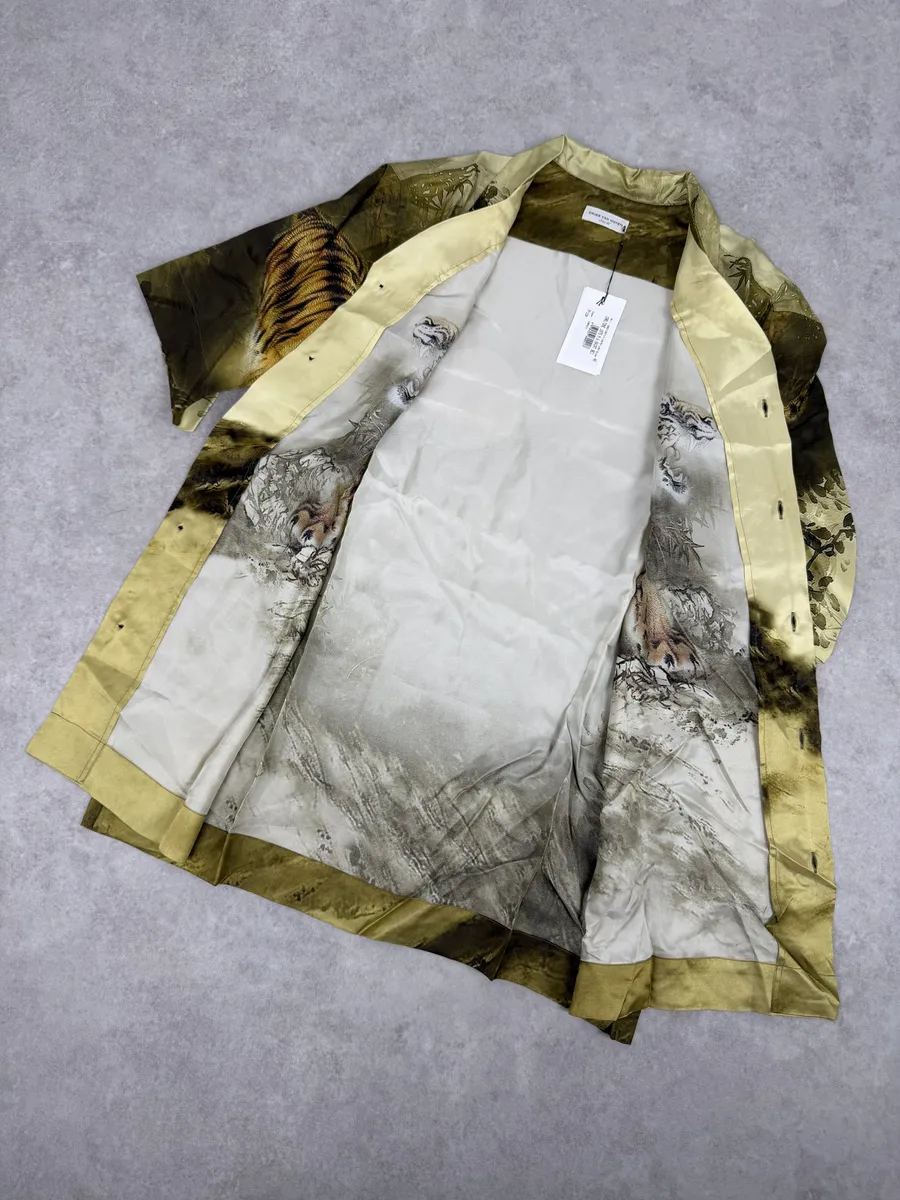 FW2020 Dries Van Noten Tiger Gold Shirt - Image 7