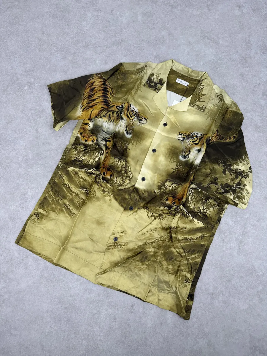 FW2020 Dries Van Noten Tiger Gold Shirt - Image 9