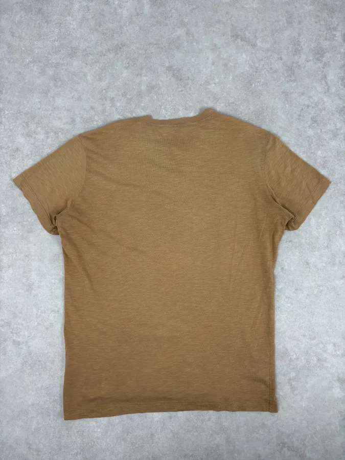 Galliano Printed Letters Beige G T-Shirt - Image 5