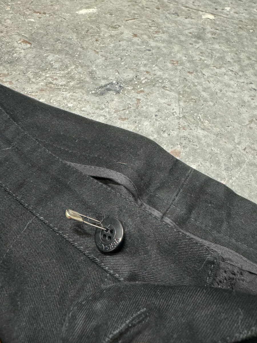 Gianni Versace Black Multi Zips Cargo Pants - Image 6