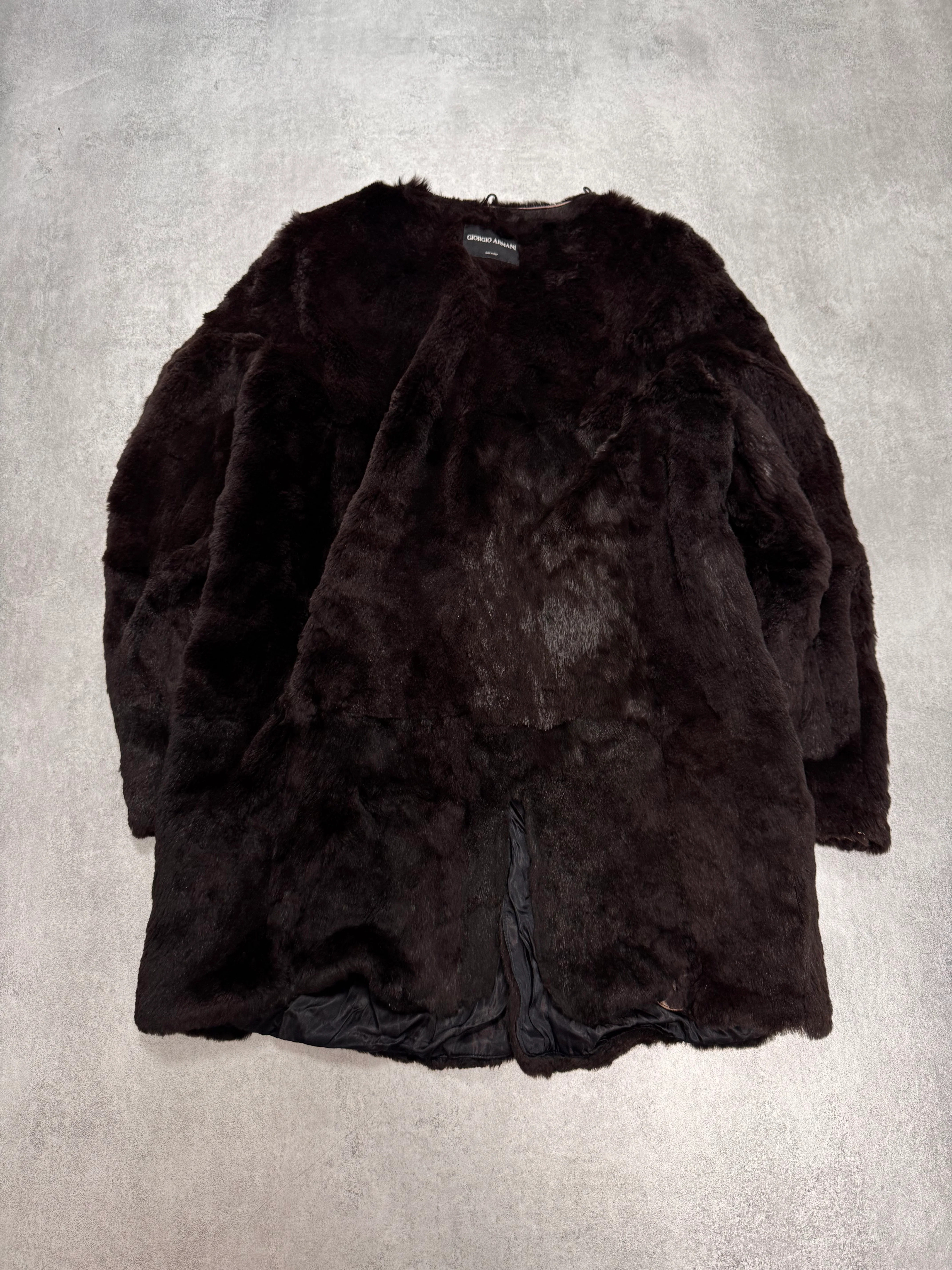 Giorgio Armani Brown Fur Under Jacket - Image 3