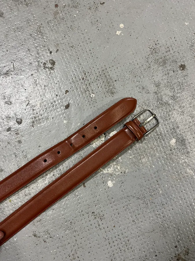 Giorgio Armani Brown Premium Leather Belt - Image 3