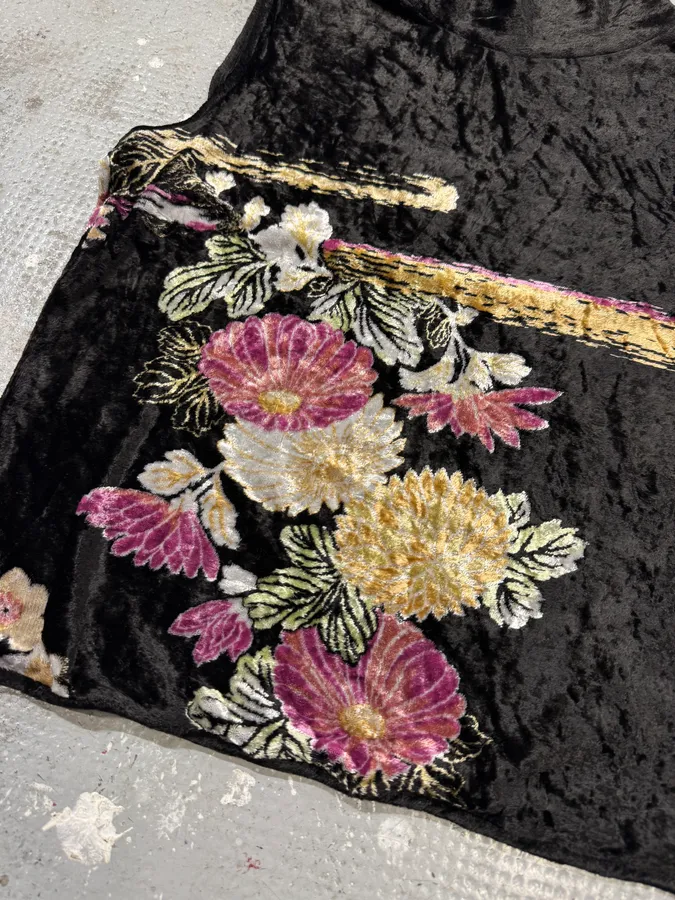 Giorgio Armani Flowers Velvet Tank Top - Image 3