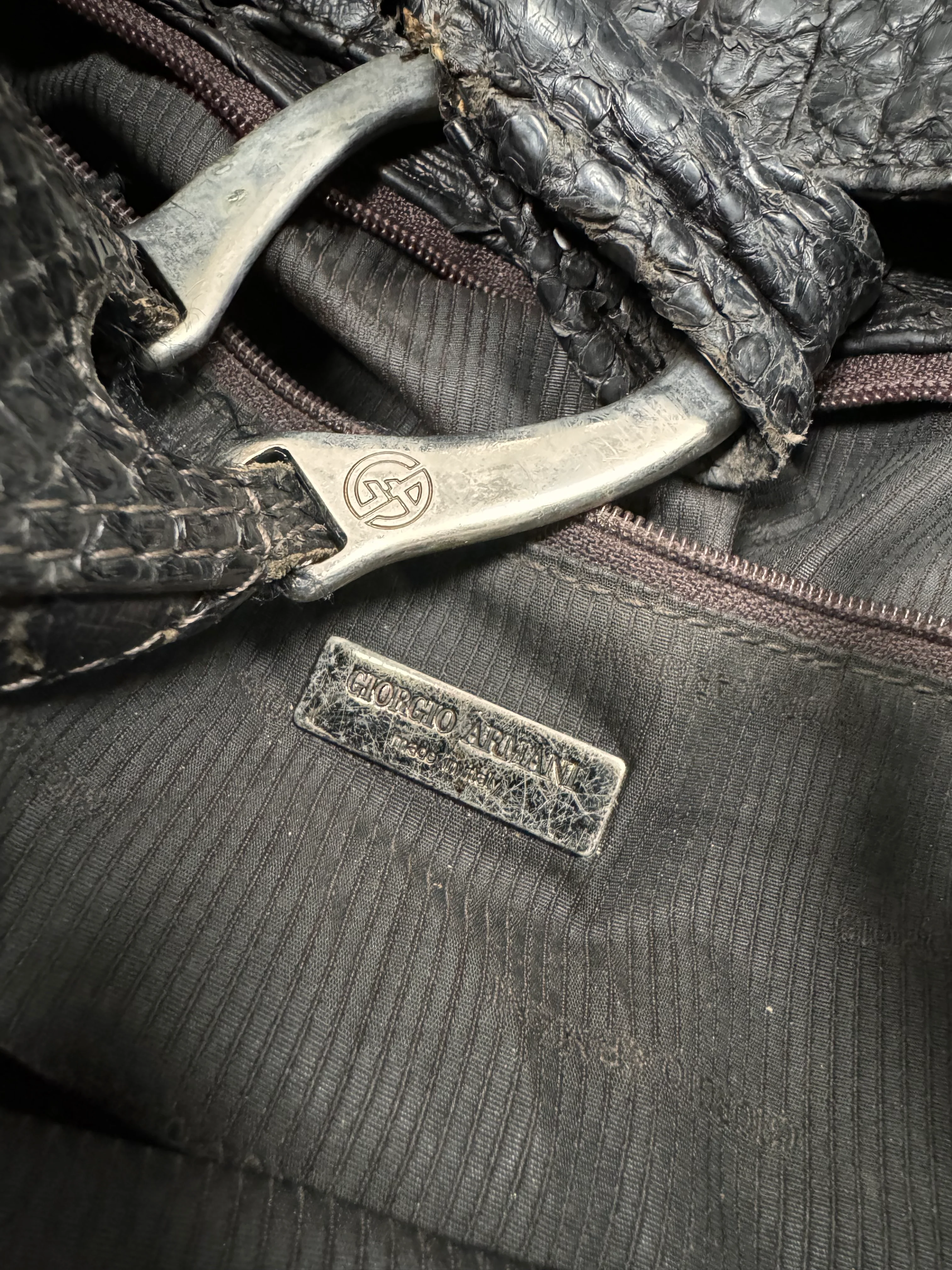 Giorgio Armani Python Handbag (OS) - Image 6