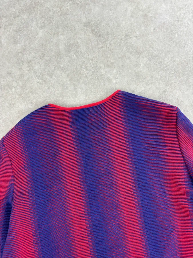 Giorgio Armani Red & Blue Gradient Zip-up Jacket - Image 6