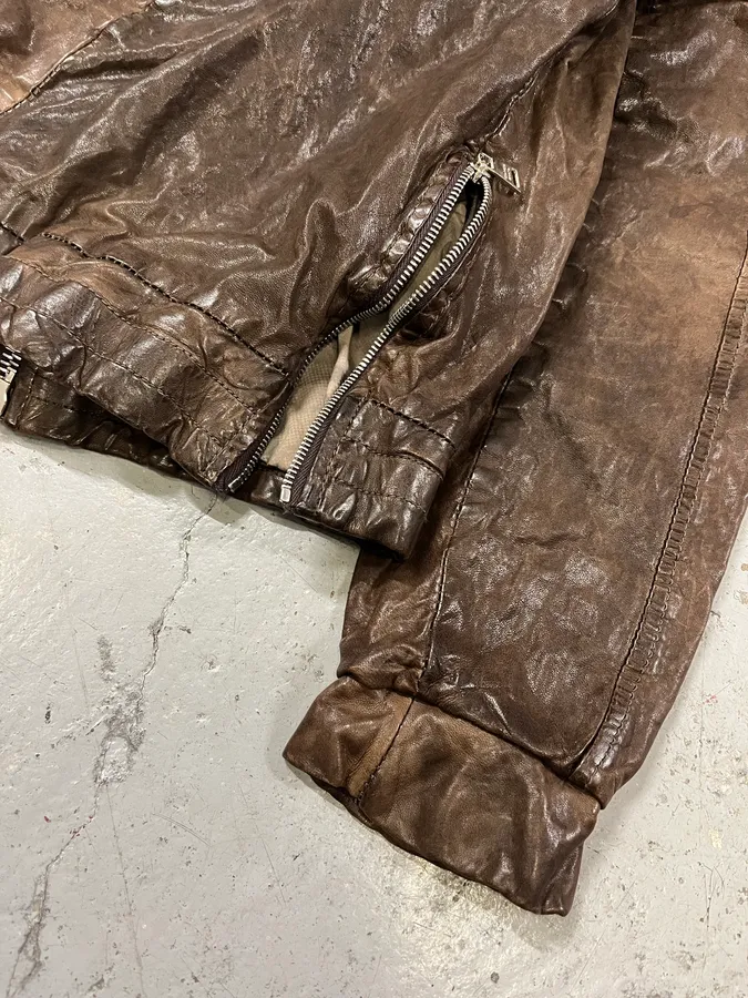 Giorgio Brato Brown Premium Leather Jacket - Image 8