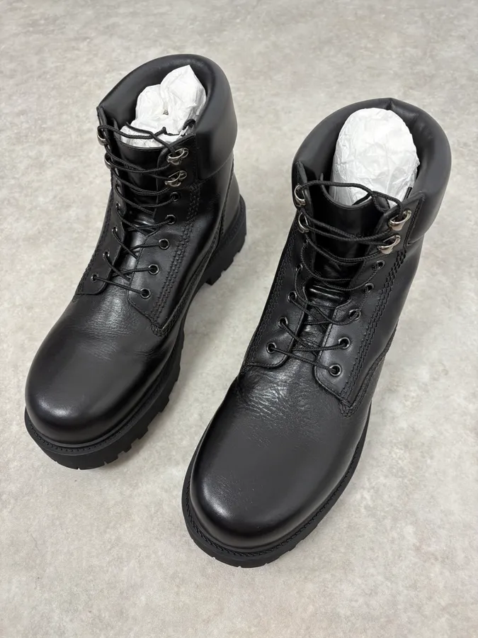 Givenchy 4G Storm Calf Leather Black Lace Up Boots - Image 3