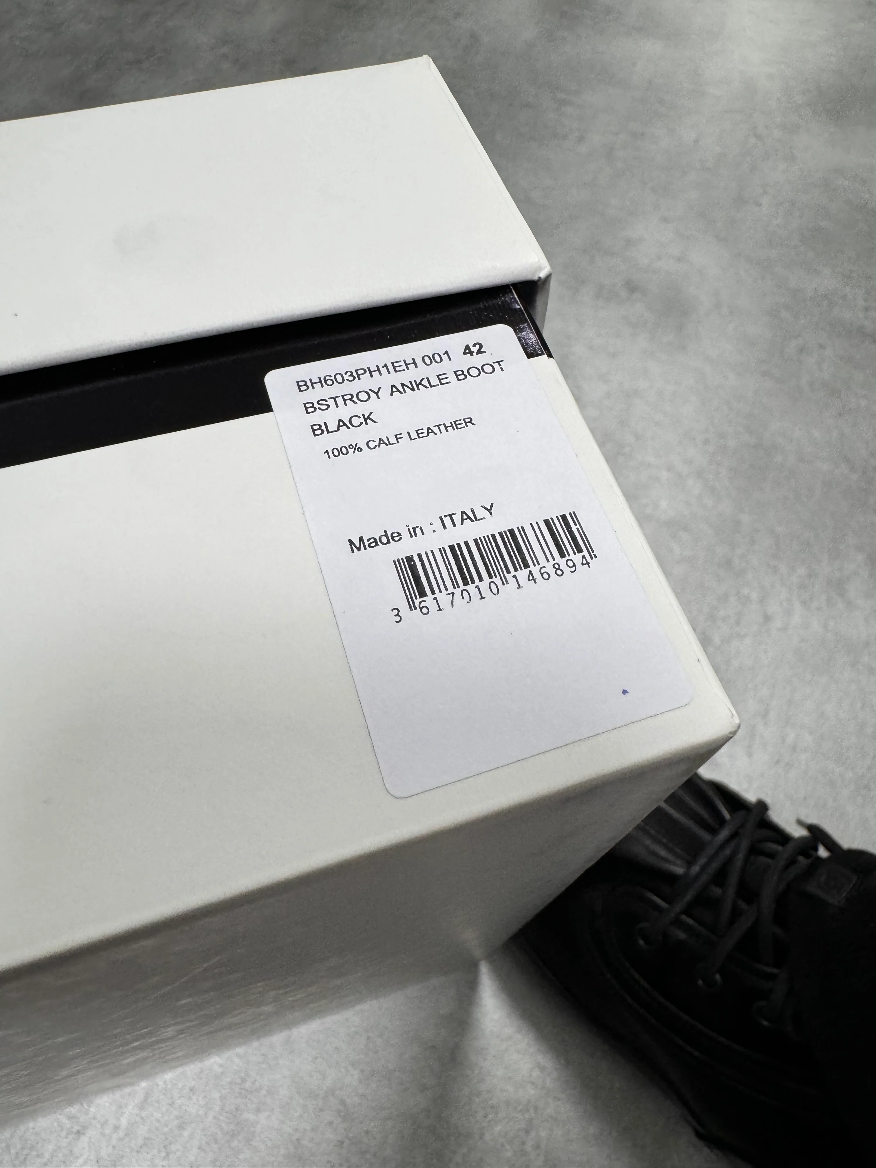 Givenchy (B).STROY Bunny Black Calf Leather Ankle Boots - Image 16