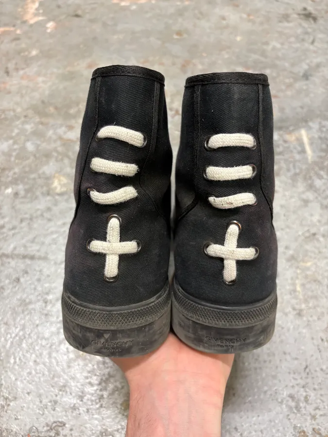 Givenchy Black Canvas Shoes by Riccardo Tisci - Image 7