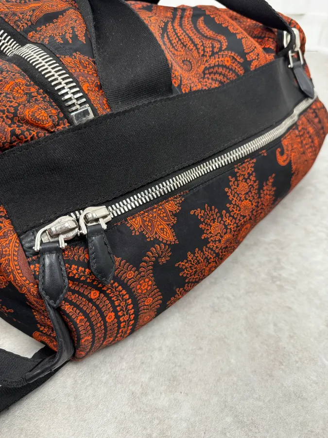 Givenchy Black Presley Orange Handle Backpack by Riccardo Tisci - Image 10