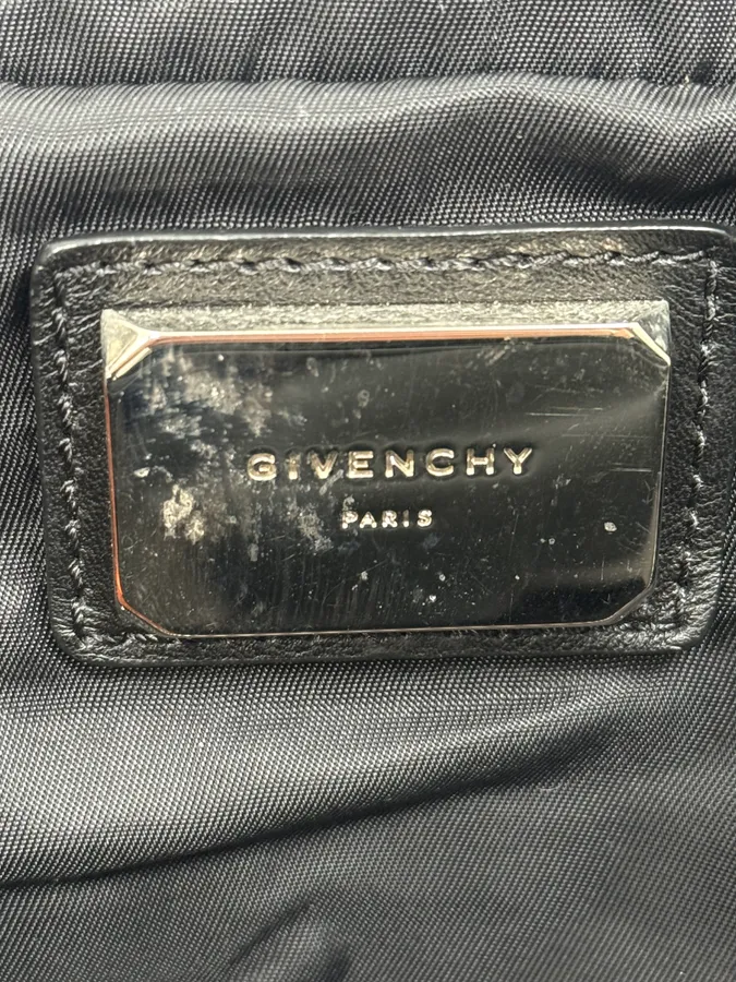 Givenchy Black Presley Orange Handle Backpack by Riccardo Tisci - Image 12