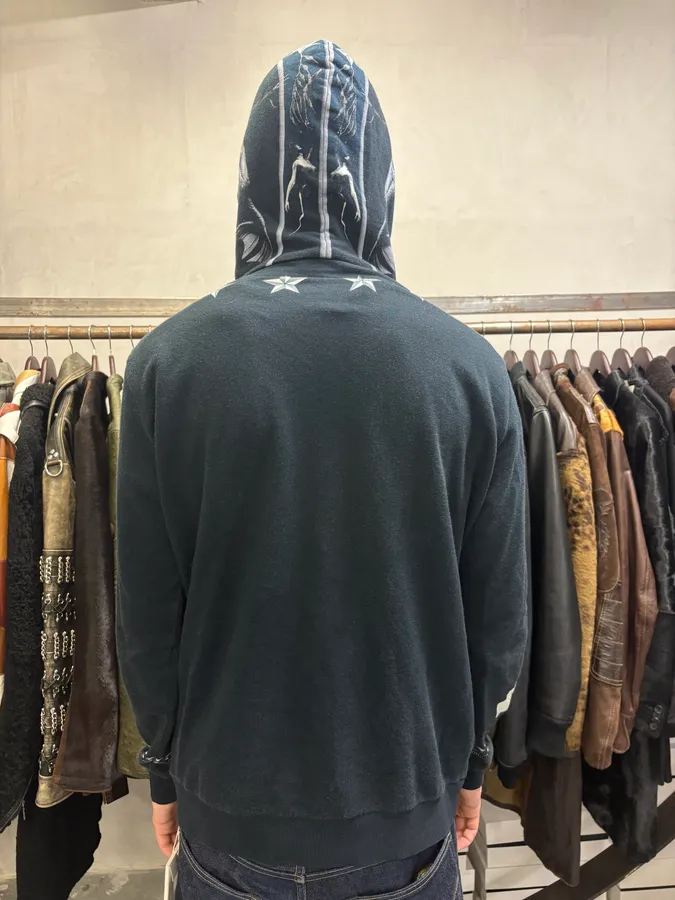 Givenchy Black Star Christ Hoodie by Riccardo Tisci - Image 7