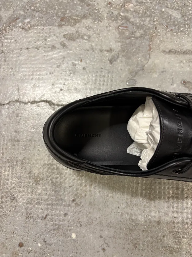Givenchy Black Storm Leather Derbies - Image 10
