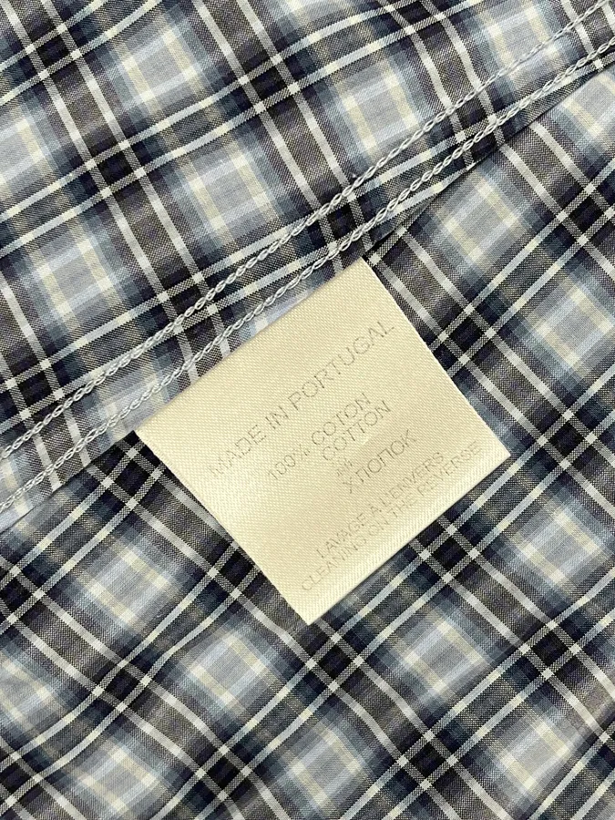 Givenchy Blue Checkered Shirt - Image 11
