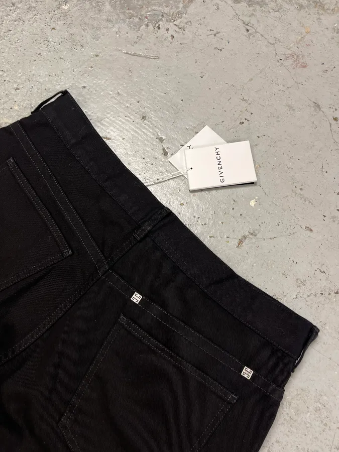 Givenchy Cargo Pocket Zip Black Pants - Image 9