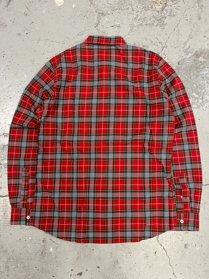 Givenchy Checkered Wool Red Signature Shirt - Image 7