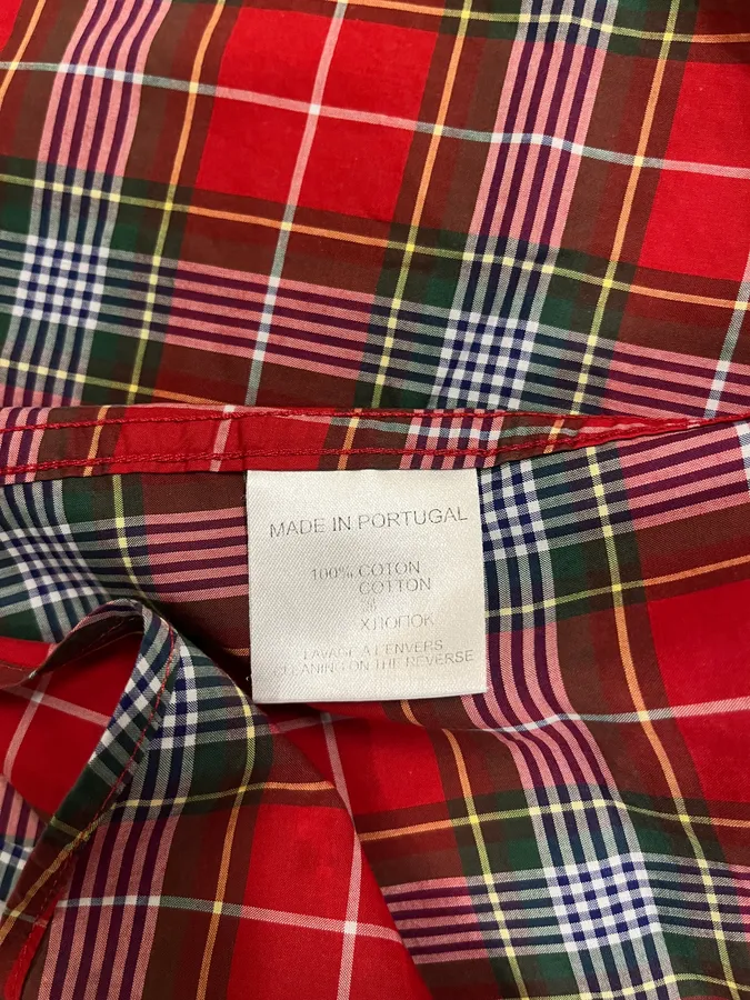 Givenchy Checkered Wool Red Signature Shirt - Image 9
