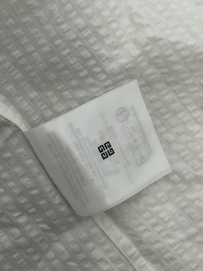 Givenchy White Shirt With 4G Embroidered - Image 12