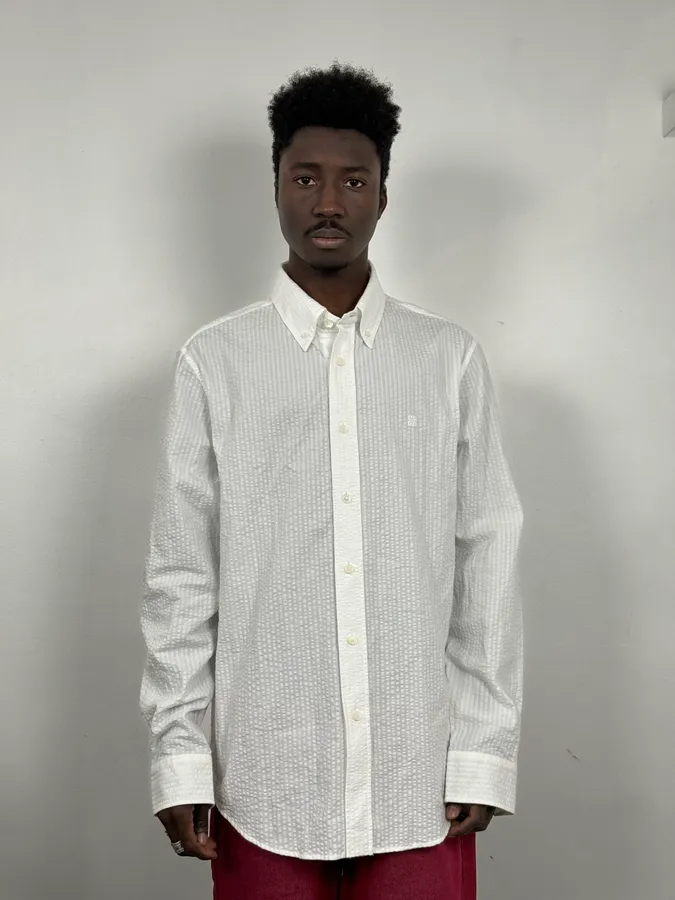 Givenchy White Shirt With 4G Embroidered - Image 2