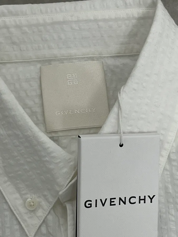 Givenchy White Shirt With 4G Embroidered - Image 6