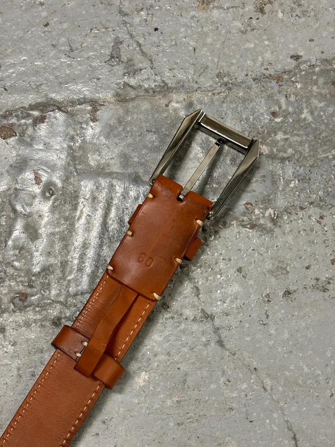 Goyard Grey Signature Leather Belt - Image 8