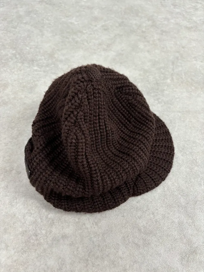 Gucci Beanie Cap Wool Brown - Image 7