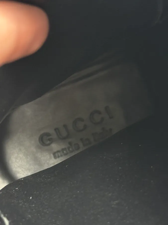 Gucci Black Buckle Leather Boots - Image 9