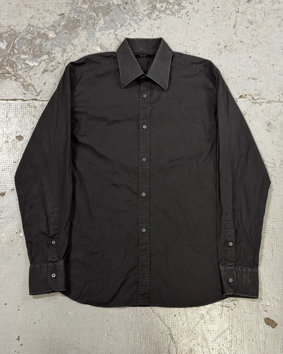 Gucci Black Classic Cotton Shirt