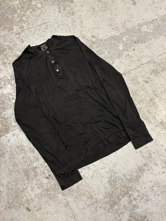 Gucci Black Minimalist Henley - Image 2