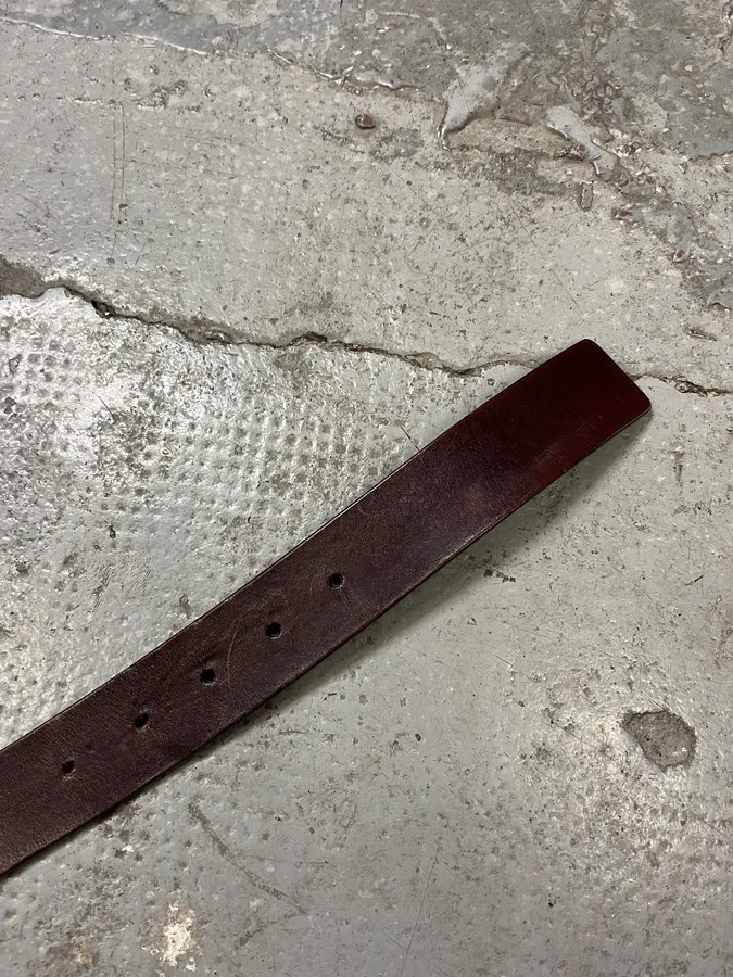 Gucci Brown Signature Leather G Belt - Image 4