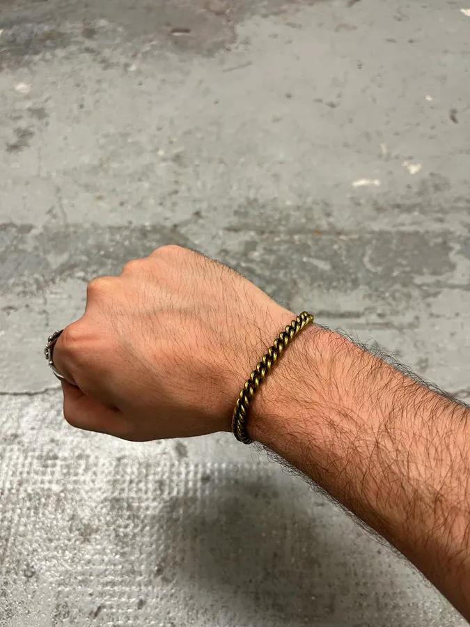 Gucci Gold Color Metal Chain Bracelet
