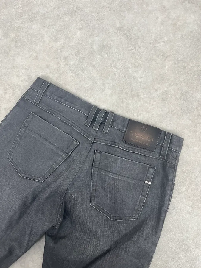 Gucci Grey Slim Denim Jeans - Image 8