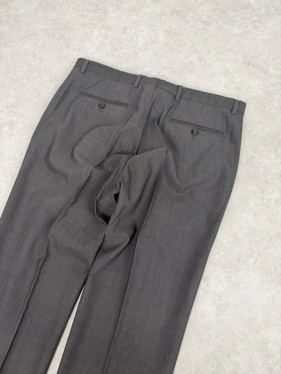 Gucci Grey Wool Premium Tailored Pants - Image 7