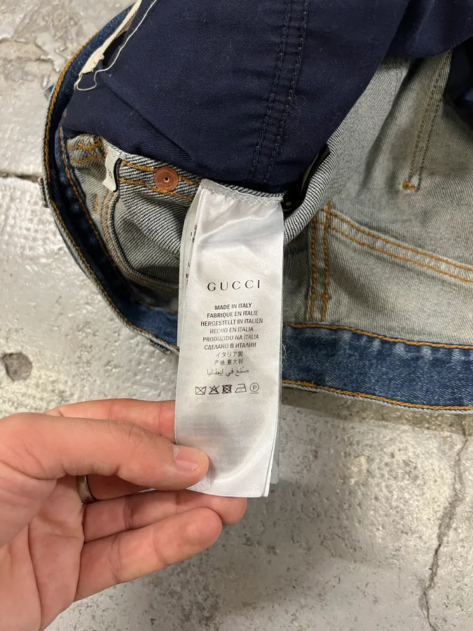 Gucci MBL Yankees Blue Slim Denim Jeans - Image 11