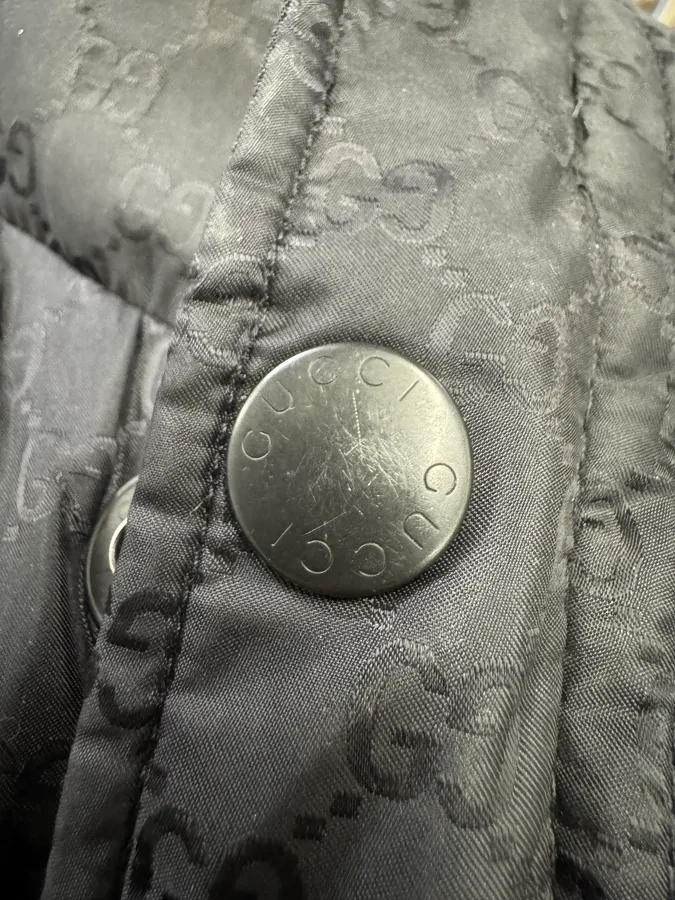 Gucci Monogram Reversible Black Puffer Jacket - Image 10