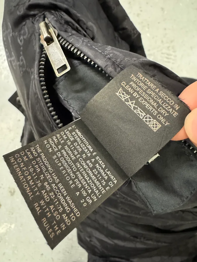 Gucci Monogram Reversible Black Puffer Jacket - Image 29