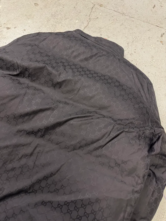 Gucci Monogram Reversible Black Puffer Jacket - Image 9