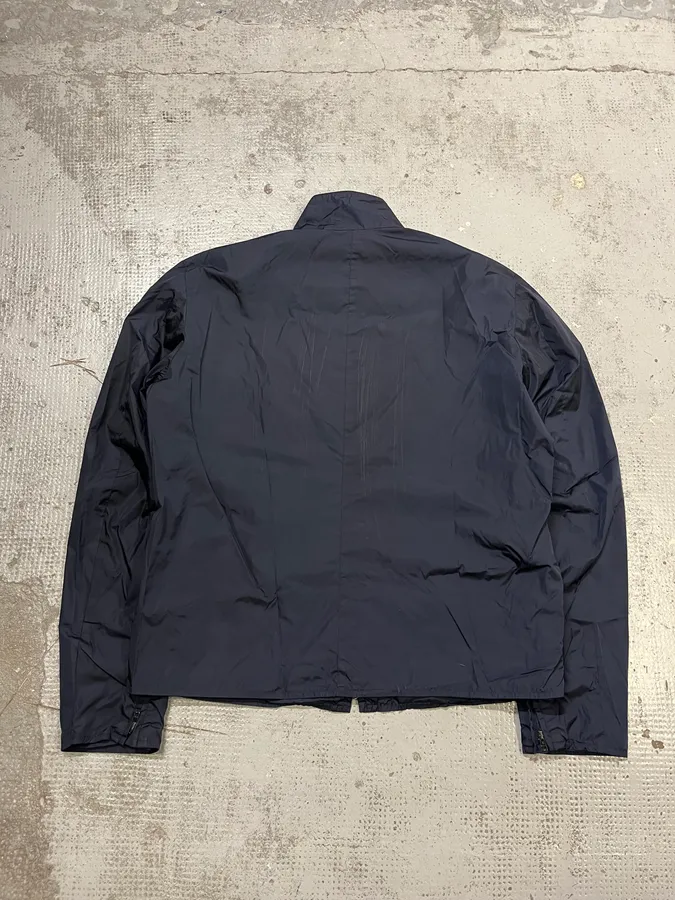 Gucci Navy Nylon Windbreaker Jacket - Image 8