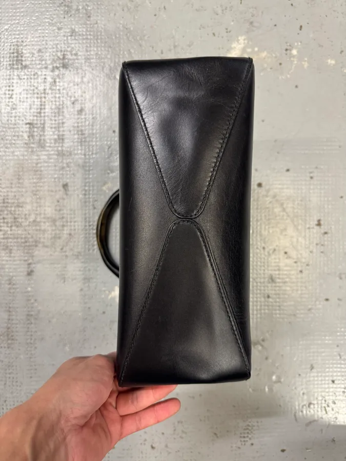 Gucci Whipstitched Bamboo Hobo Black Leather Hande Bag by Tom Ford - Image 7