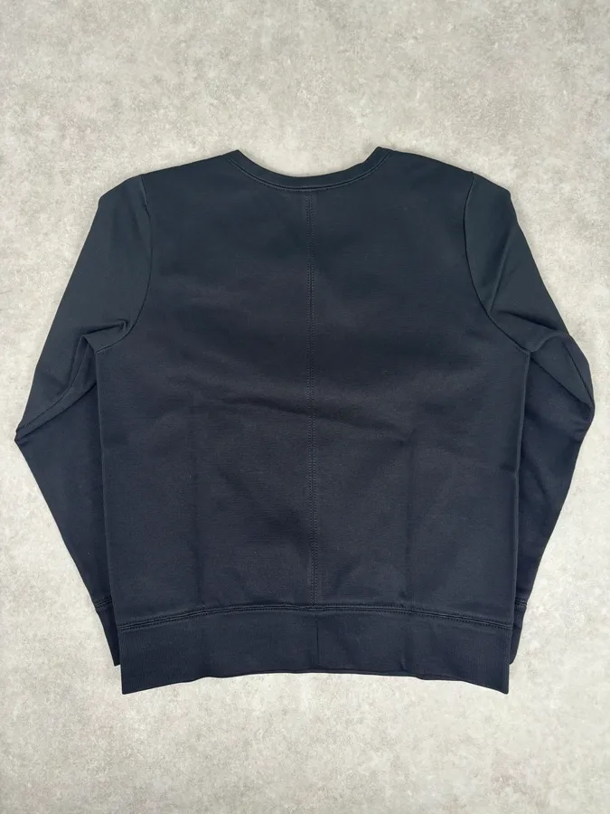 Helmut Lang Black Python Effect Leather Textured Sweater - Image 5