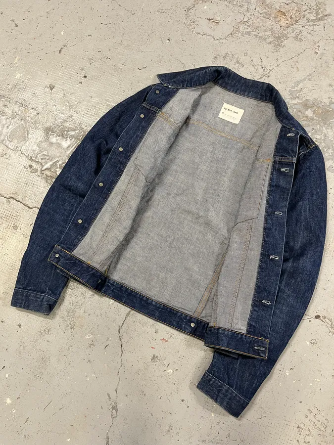 Helmut Lang Blue Denim Trucker Jacket - Image 5