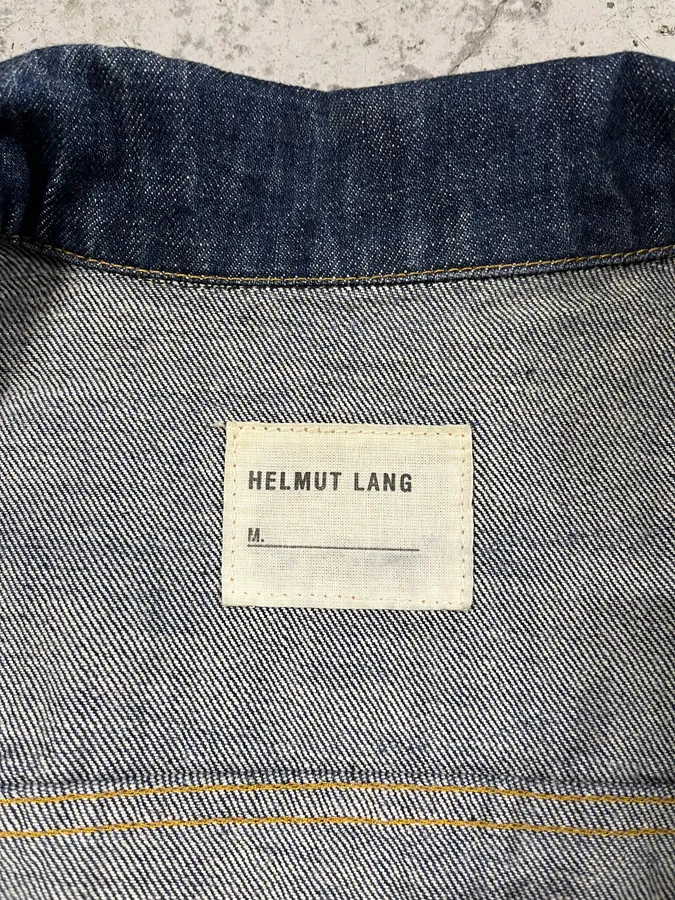 Helmut Lang Blue Denim Trucker Jacket - Image 8