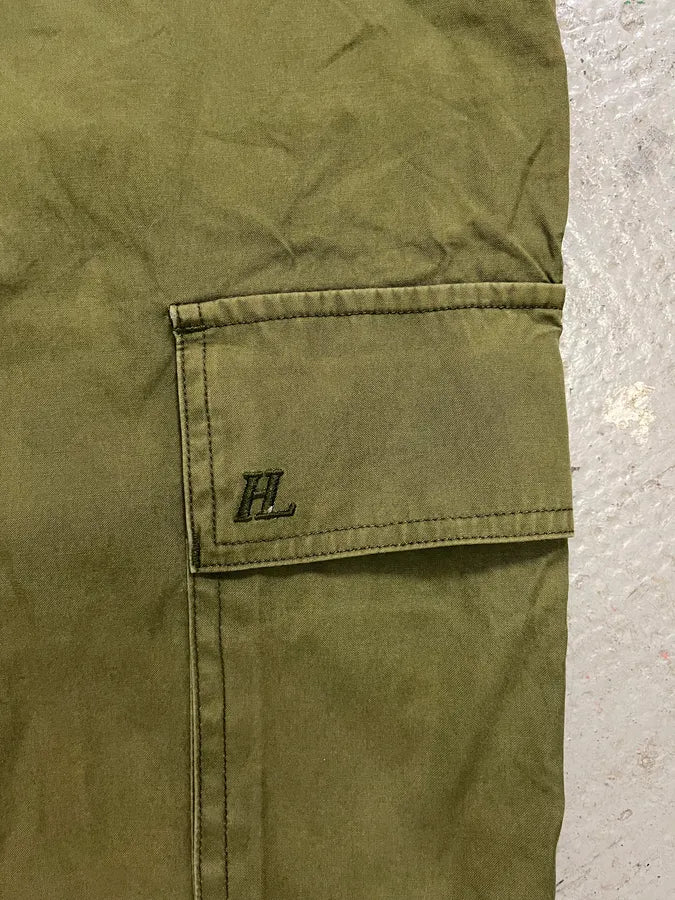 Helmut Lang Olive Military Multi Zips Cargo Pants - Image 8