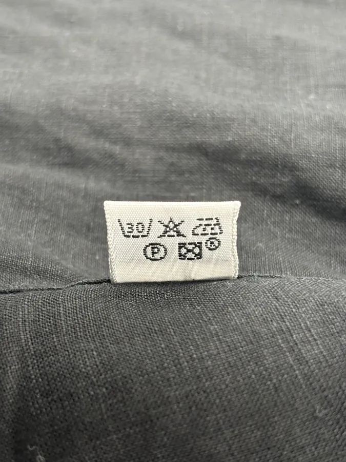 Hermès Black Linen Shirt - Image 12
