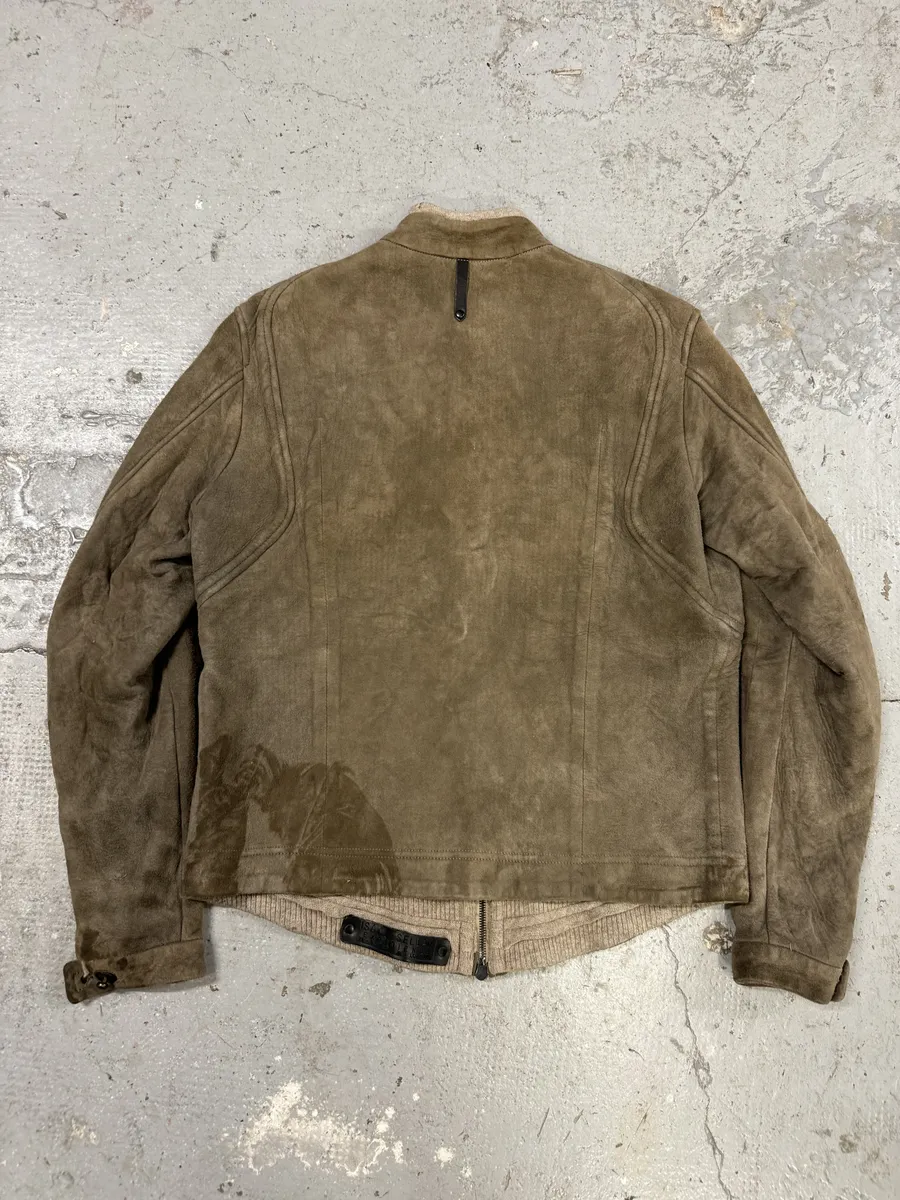 Isaac Sellam Beige Suede Leather Jacket - Image 5