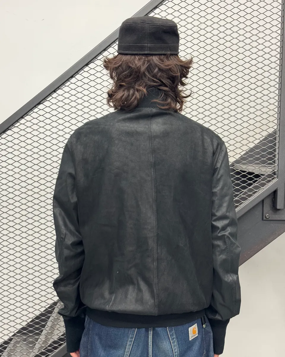 Isaac Sellam Black Architectural Leather Jacket - Image 3